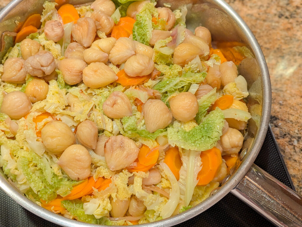 Poêlée de chou frisé