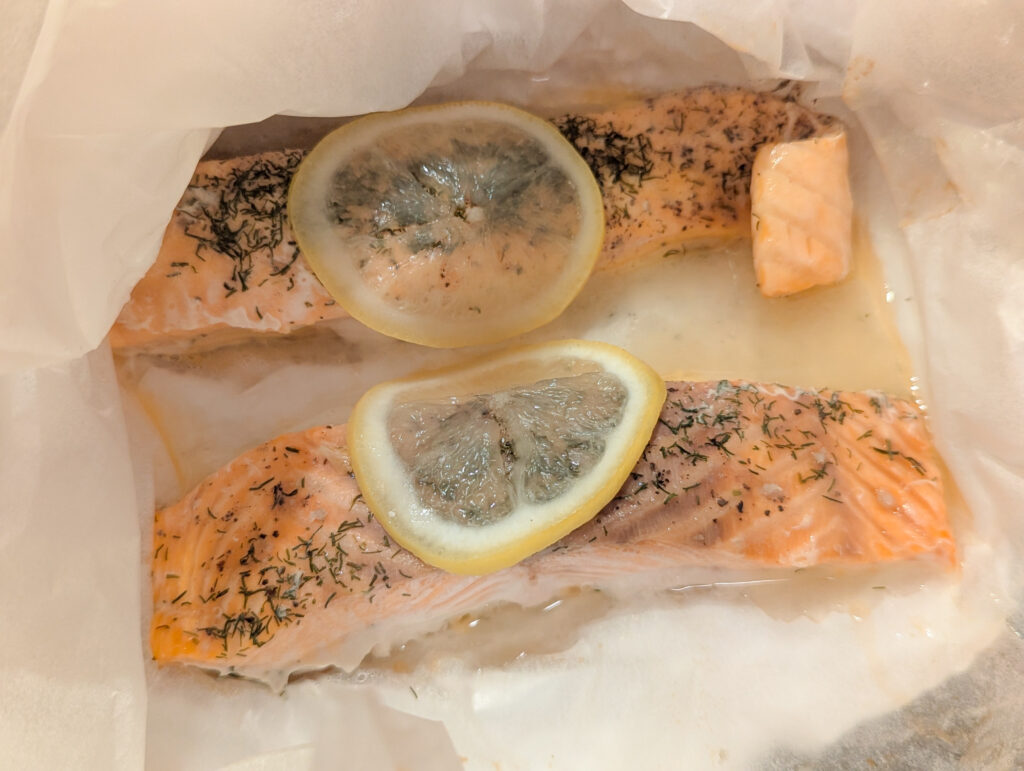 saumon en papillotte