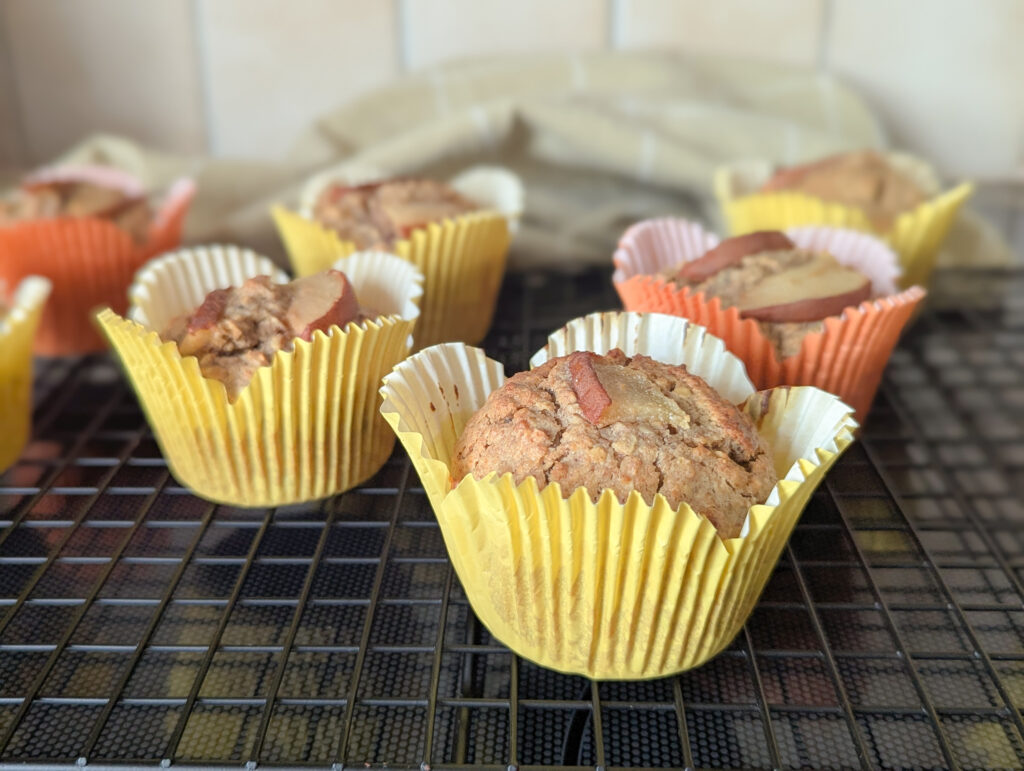 muffins à la sortie du four